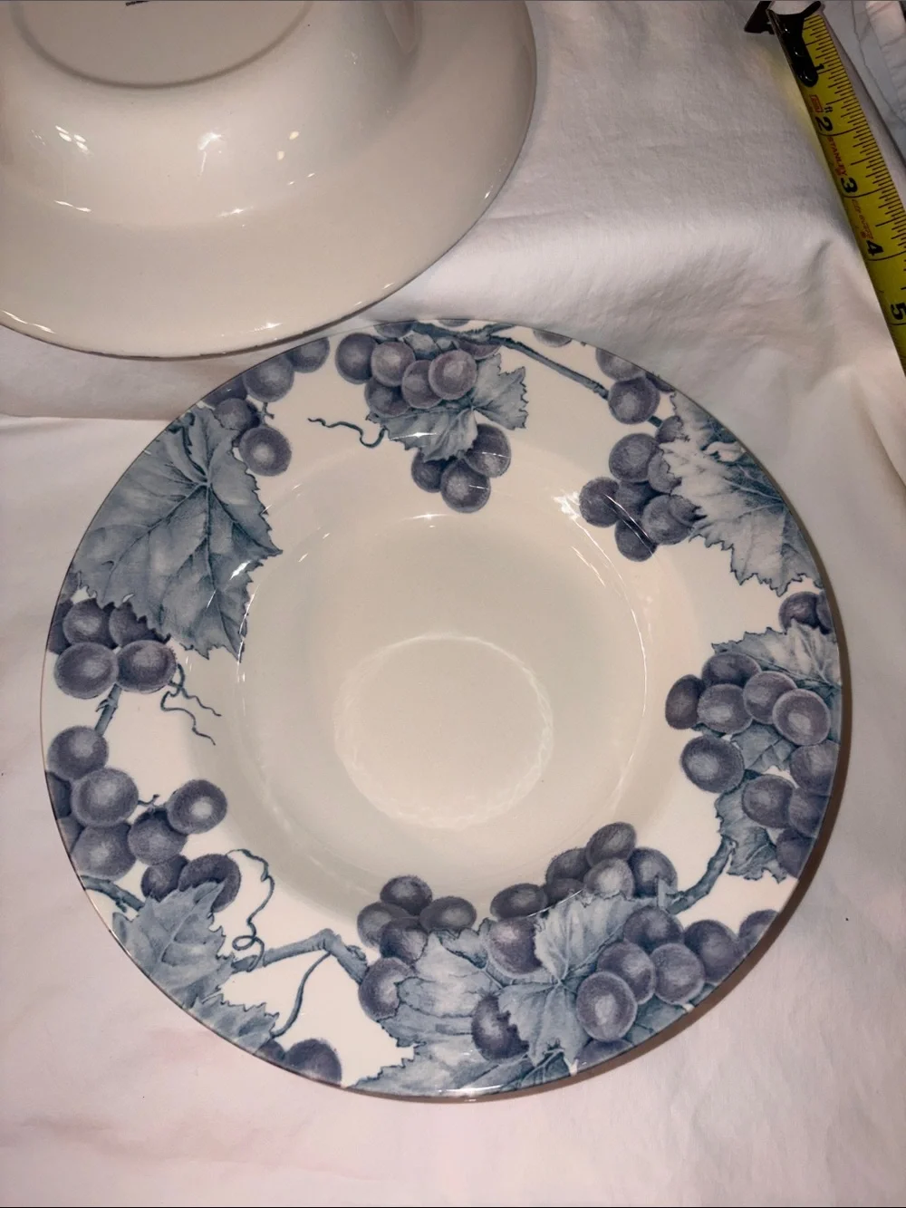 HTF Like new Pier 1 (England Angleterre) Vineyard rimmed soup bowls set of 6